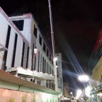 Работа автокрана Terex Demag 100т