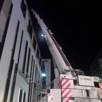 Работа автокрана Terex Demag 100т