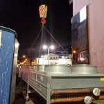 Работа автокрана Terex Demag 100т