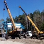 Совместная работа кранов